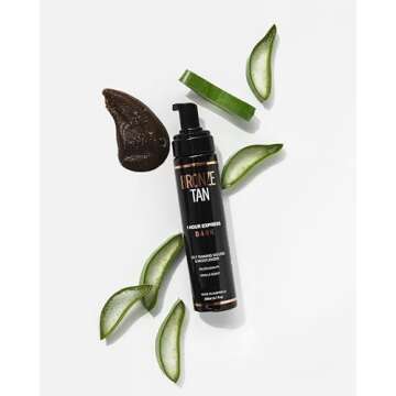 Bronze Tan Self Tanner Mousse Dark Self Tan Foam | Sunless Tanner for all Skin Tones | Salon Quality Fake Tan Vanilla Scented Best Sellers (200 ml/ 6.7 oz)