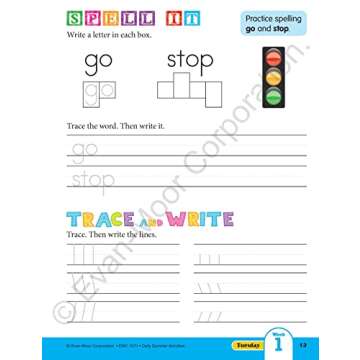 Evan-Moor Daily Summer Activities Workbook for Kids