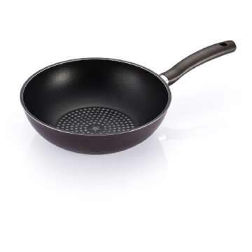 Happycall 5 Layer Diamond Nonstick Pan and Wok 3-piece Set, 11inch, PFOA-Free, Cookware Set, Dark Brown