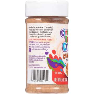 Cinnamon Toast Crunch Cinnadust Seasoning Delicious Flavor