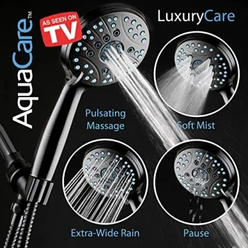 AquaCare High Pressure 8-Mode Shower Head with Hose