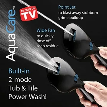 AquaCare High Pressure 8-Mode Shower Head with Hose