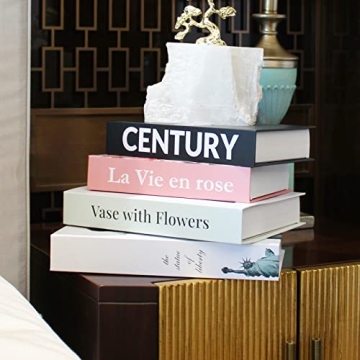 Fashion Pink Decorative Faux Books for Home Decor