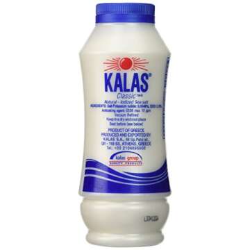 Kalas Classic Greek Iodized Sea Salt - Elevate Your Culinary Experience (400 Gram)