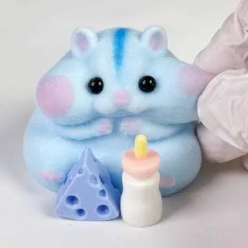 Handmade Squishy Hamster Toy - Stress Relief for All Ages
