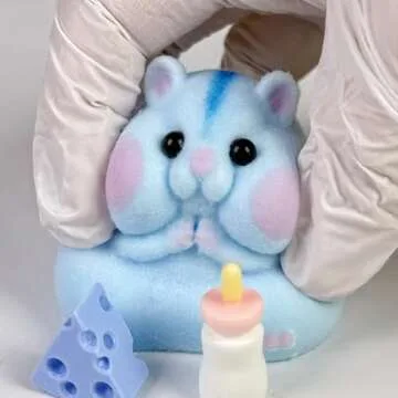Handmade Squishy Hamster Toy - Stress Relief for All Ages