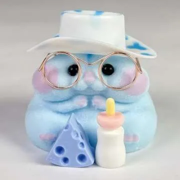 Handmade Squishy Hamster Toy - Stress Relief for All Ages