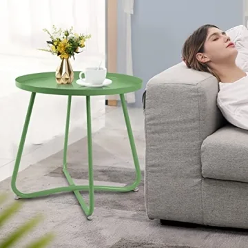 ACEHOME Modern Outdoor Side Table - Perfect for Any Space!