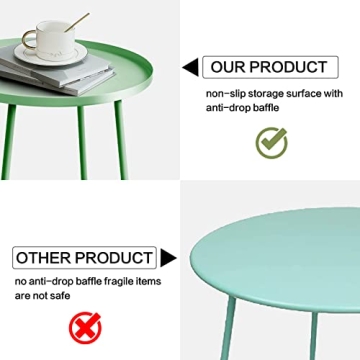 ACEHOME Modern Outdoor Side Table - Perfect for Any Space!