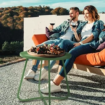 ACEHOME Modern Outdoor Side Table - Perfect for Any Space!