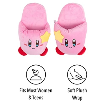 Pink Puff Ball Anime Slippers for Women