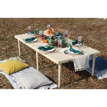 Boho Low Picnic Table for Outdoor Fun and Entertaining