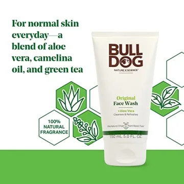 Bulldog Original Face Wash for Men, Daily Skin Cleansing