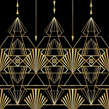 Elegant 1920's Party Tablecovers - Beistle 2 Pack