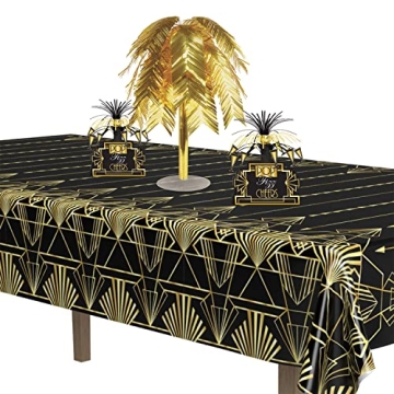 Elegant 1920's Party Tablecovers - Beistle 2 Pack