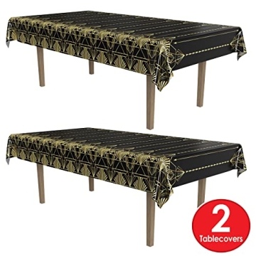 Elegant 1920's Party Tablecovers - Beistle 2 Pack