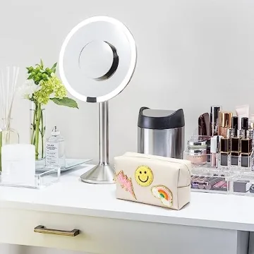 LieToi Preppy Patch Waterproof Cosmetic Makeup Bag