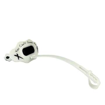 DAMAGE CONTROL - Mouth Guard - Youth Mouth Guard That Protect Lips & Teeth - No Boiling Pacifier, Breathable Binky Mouthpiece - Football Mouthpiece - Works with Braces - Helmet Strap Included