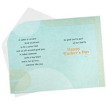 Hallmark Fathers Day Card for Dad, Son, Grandpa, Brother, Son in Law (So Glad You're Part of Our Fam...
