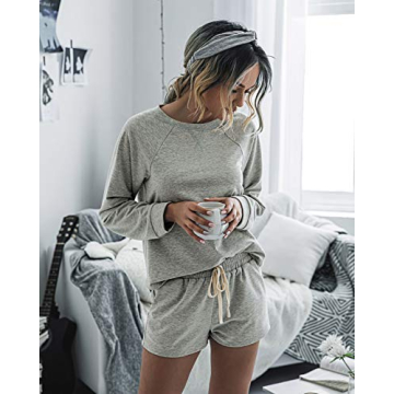 PRETTYGARDEN Women's Stylish Tie Dye Pajama Set