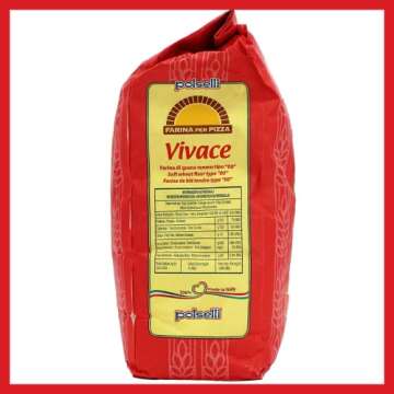 Polselli, Vivace, Tipo 00 double Zero Flour, for Pizza, Bread, Pastas, and more, All Natural, Unblea...