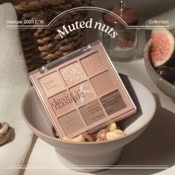Dasique Shadow Palette #24 Muted Nuts l Cruelty-Free l 9 Blendable Shades in Smooth Matte and Shimme...