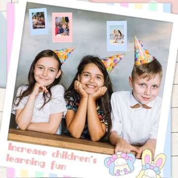 Ubamdom Mini Magnetic Picture Frames - 30 PCS in Colorful Styles