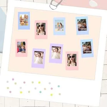 Ubamdom Mini Magnetic Picture Frames - 30 PCS in Colorful Styles