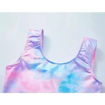Sparkling Dance Leotard for 7-8 Year Old Girls