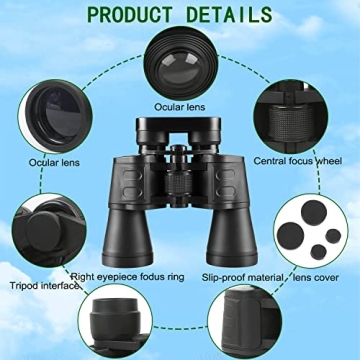 ZIYOUHU 20x50 HD Binoculars Ideal for Stargazing