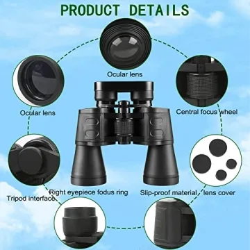 ZIYOUHU 20x50 HD Binoculars Ideal for Stargazing