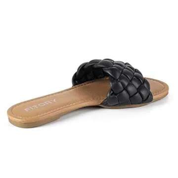 FITORY Women's Flat Sandals - Comfortable Summer Style