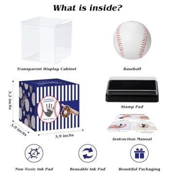 Unique Baby Baseball Handprint Kit for Newborns - Gift Idea