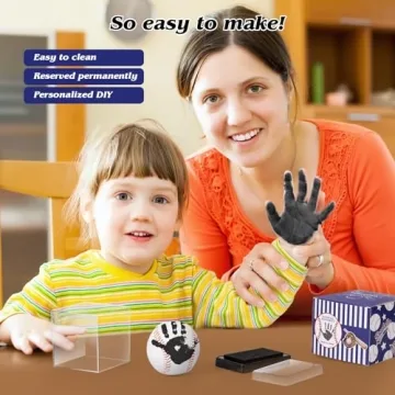 Unique Baby Baseball Handprint Kit for Newborns - Gift Idea