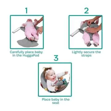 KidCo HuggaPod Portable Baby Seated Support for Infants