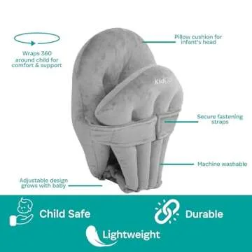 KidCo HuggaPod Portable Baby Seated Support for Infants