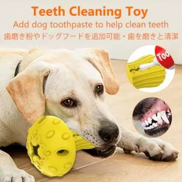 SCHITEC Dog Chew Toy for Large & Medium Dogs, Rubber Treat Dispensing Toy for Aggressive Chewers, Interactive Slow Feeder Tough Puzzle Toys Teeth Cleaning