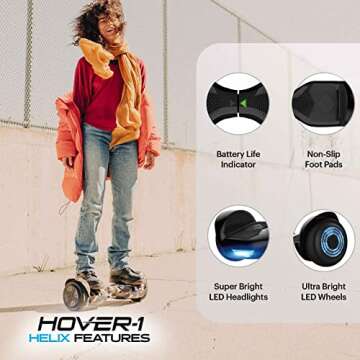 Hover-1 Helix Self Balancing Hoverboard with Bluetooth