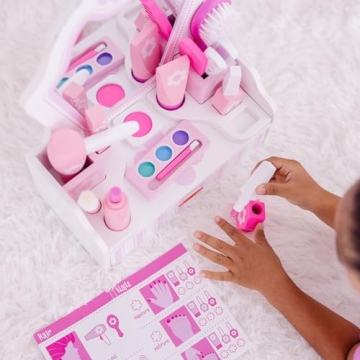 Melissa & Doug Wooden Beauty Salon Play Set for Kids