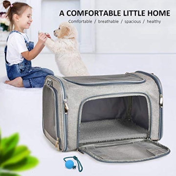 Henkelion Pet Carrier for Small Pets - TSA Approved Travel Carrier