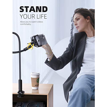 Lamicall Gooseneck Phone Holder with 360 Adjustability