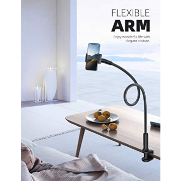 Lamicall Gooseneck Phone Holder with 360 Adjustability