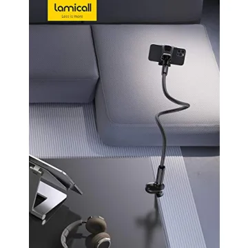 Lamicall Gooseneck Phone Holder with 360 Adjustability