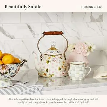 MacKenzie-Childs Enamel Mug for Coffee and Tea Enthusiasts