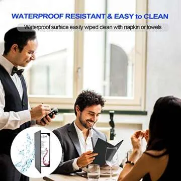 Elegant Leather Menu Covers for Restaurants & Bars