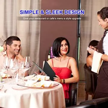Elegant Leather Menu Covers for Restaurants & Bars