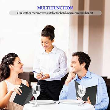 Elegant Leather Menu Covers for Restaurants & Bars
