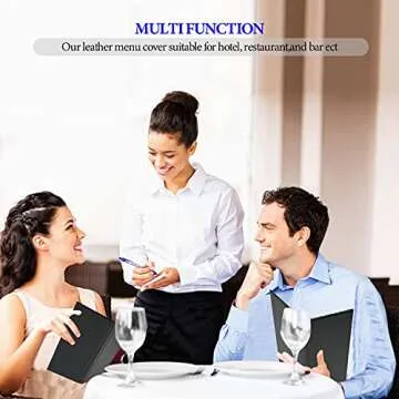Elegant Leather Menu Covers for Restaurants & Bars