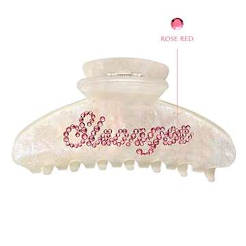 Personalized Rhinestone Hair Claw Clips - Perfect Custom Gifts!