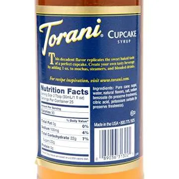 Torani Cupcake Syrup, 750 ml